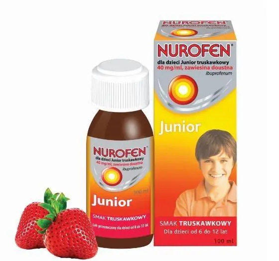 Nurofen Junior zawiesina dla dzieci (truskawka) 100 ml - 2 - Apteka HIT