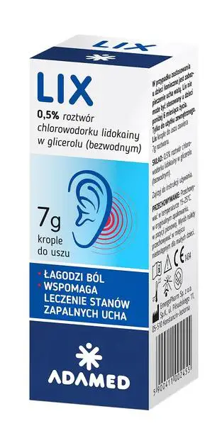 Lix krople do uszu 7 g - 1 - Apteka HIT