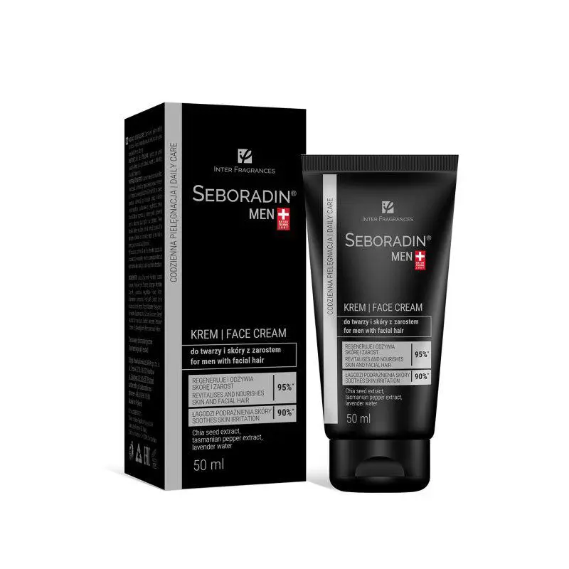 Seboradin Men Krem do pielęgnacji twarzy i skóry z zarostem 50 ml - 1 - Apteka HIT