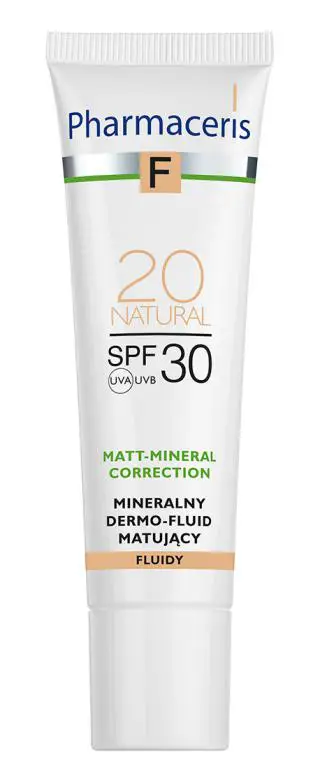 Pharmaceris F Matt-Mineral-Correction mineralny dermo-fluid matujący SPF30 natural 20 - 30 ml - 1 - Apteka HIT