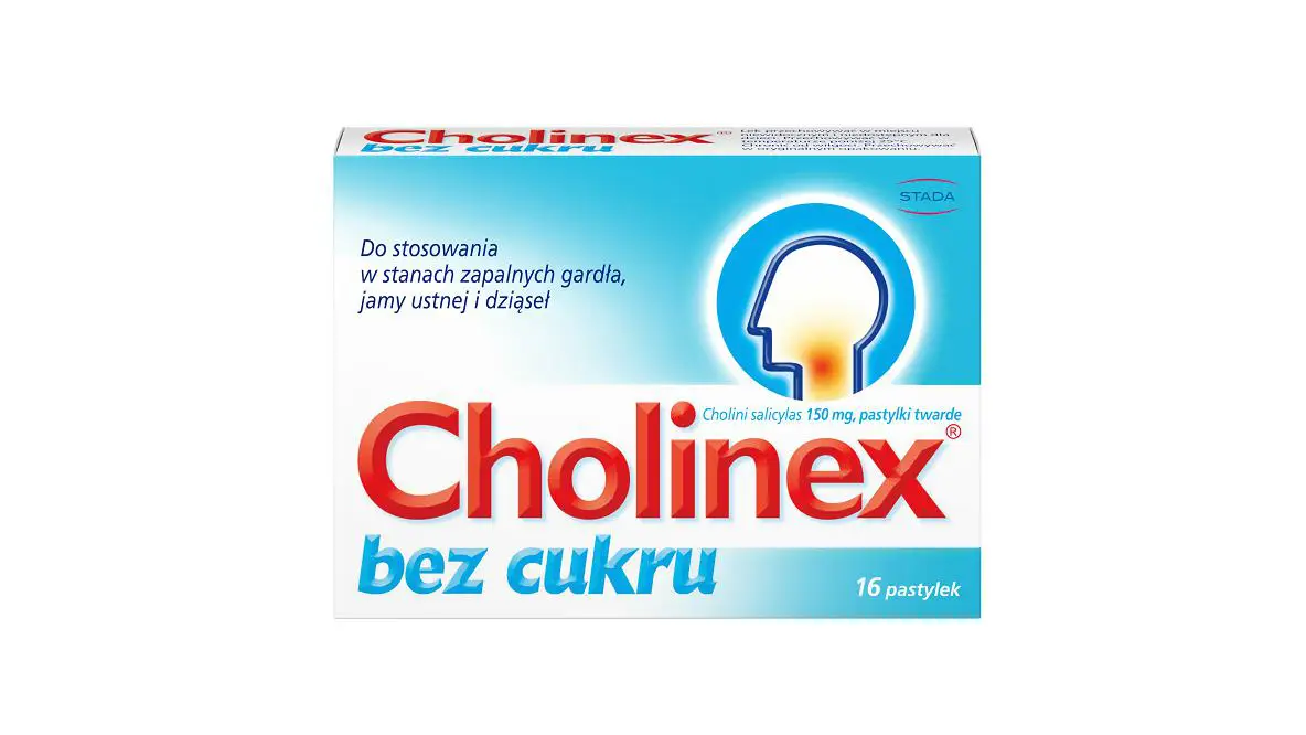 Cholinex bez cukru 16 pastylek do ssania - 1 - Apteka HIT