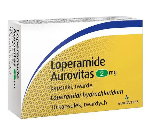 Loperamide Aurovitas 2 mg 10 kaps. - 1 - Apteka HIT