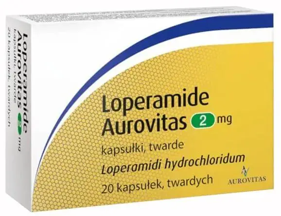 Loperamide Aurovitas 2 mg 20 kaps. - 1 - Apteka HIT