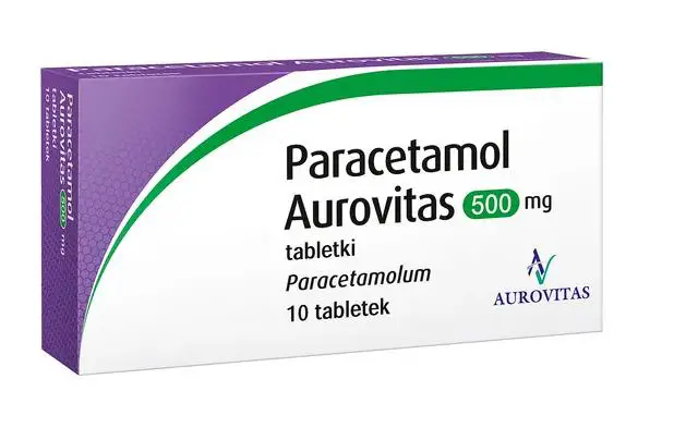 Paracetamol Aurovitas 500 mg 10 tabl. - 1 - Apteka HIT