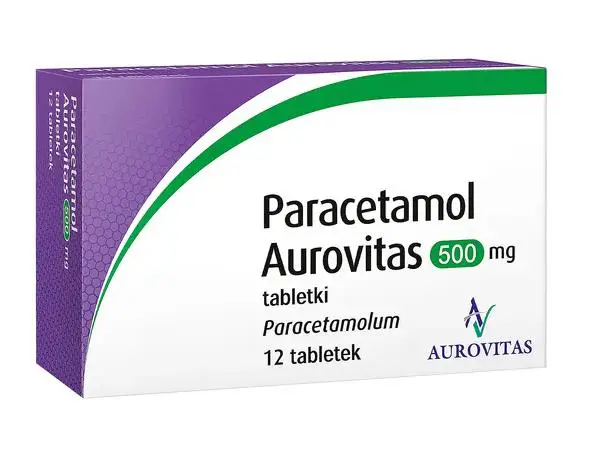 Paracetamol Aurovitas 500 mg 12 tabl. - 1 - Apteka HIT