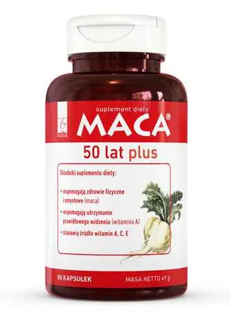 Maca 50 lat plus 80 kaps. - 1 - Apteka HIT