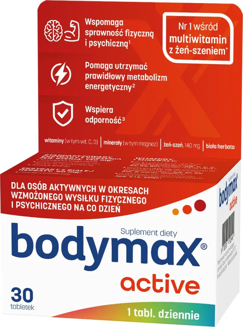 Bodymax Active 30 tabletek - 1 - Apteka HIT