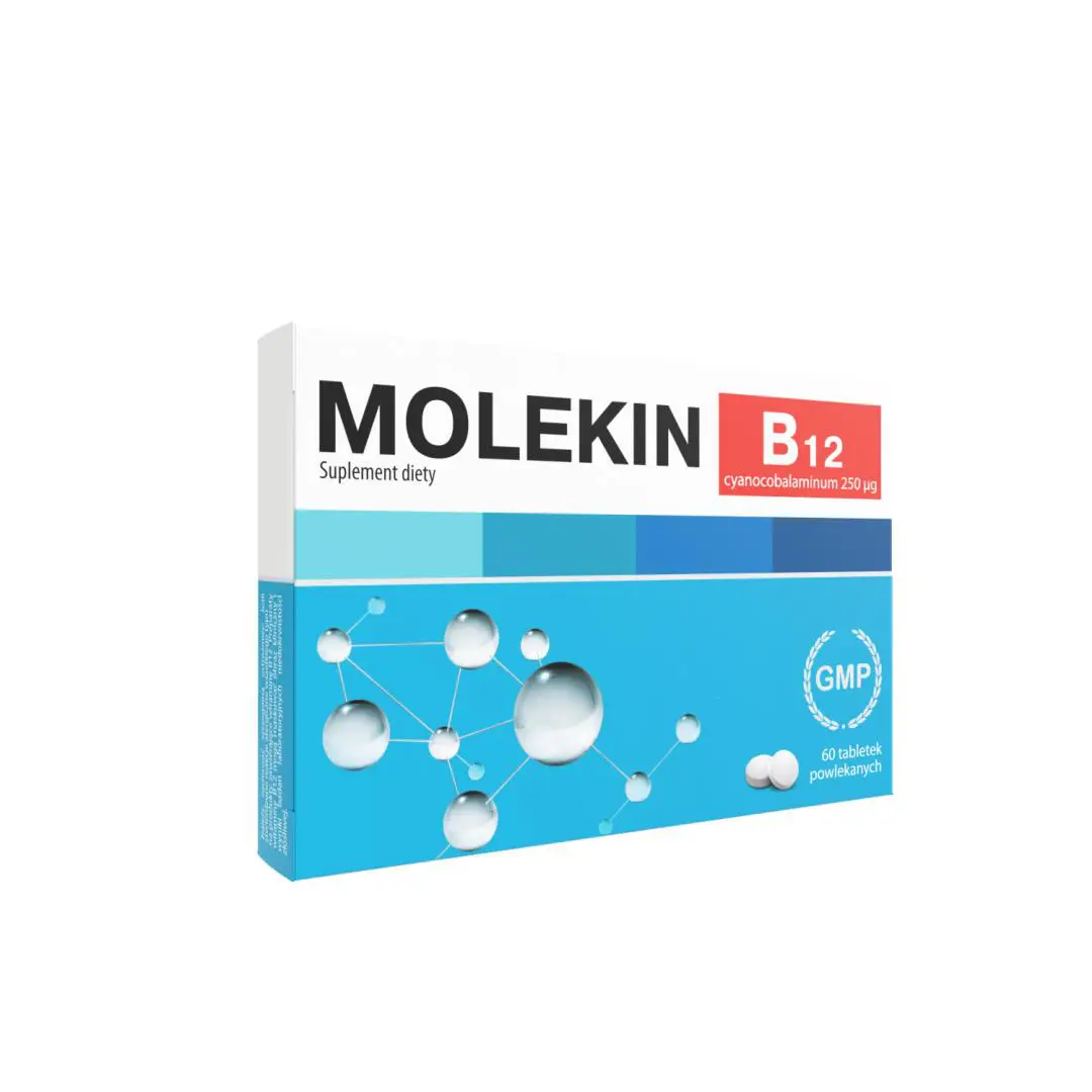 Molekin B12 0,25 mg 60 tabletek - 1 - Apteka HIT