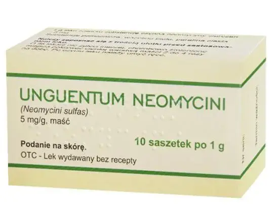 Unguentum Neomycini 5 mg/ 1 g maść 10 saszetek - 1 - Apteka HIT