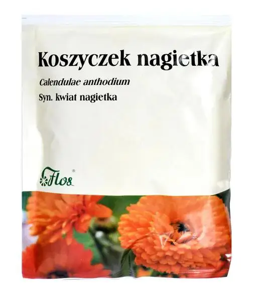 Koszyczek nagietka (syn. kwiat nagietka) zioło pojedyncze 50 g (Flos) - 1 - Apteka HIT