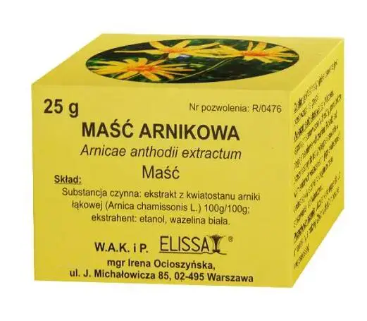 Maść arnikowa 25 g ELISSA - 1 - Apteka HIT