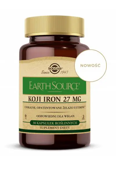 Solgar Earth Source Koji Iron 27 mg 30 kaps. - 1 - Apteka HIT