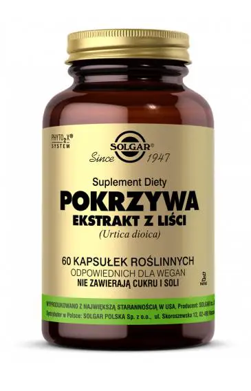 Solgar Pokrzywa 60 kaps. - 1 - Apteka HIT