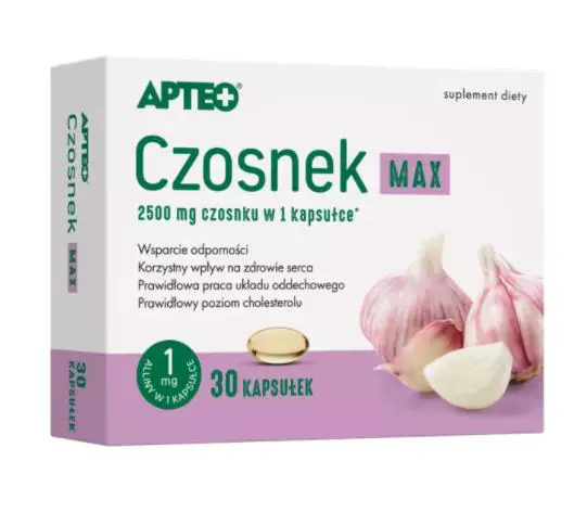 Czosnek Max APTEO 30 kaps. - 1 - Apteka HIT