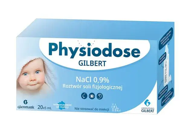 Gilbert Physiodose NaCl 0.9% Roztwór soli fizjologicznej 20 ampułek po 5 ml - 1 - Apteka HIT