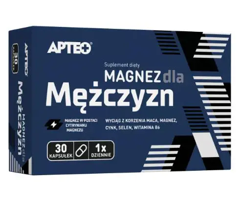 Magnez dla mężczyzn APTEO 30 kaps. - 1 - Apteka HIT