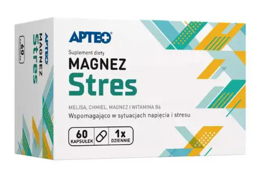 Magnez Stres APTEO 60 kaps. - 1 - Apteka HIT