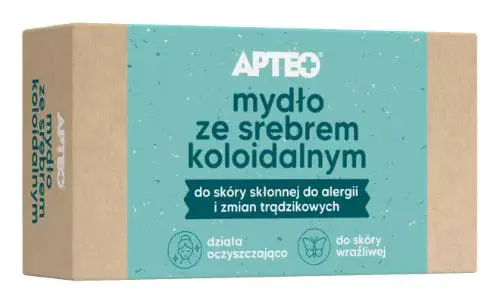 Mydło ze srebrem koloidalnym APTEO CARE 1 szt. - 1 - Apteka HIT