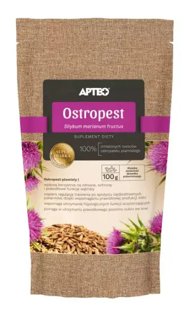 Ostropest plamisty mielony APTEO 100 g. - 1 - Apteka HIT