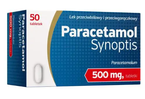 Paracetamol Synoptis 500 mg 50 tabl. - 1 - Apteka HIT