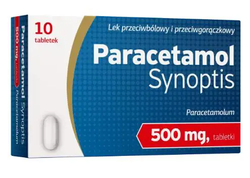 Paracetamol Synoptis 500 mg 10 tabl. - 1 - Apteka HIT