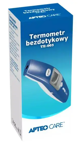 Termometr bezdotykowy TE-003 Apteo Care 1 sztuka - 1 - Apteka HIT