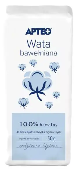 Wata bawełniana APTEO CARE 50 g - 1 - Apteka HIT