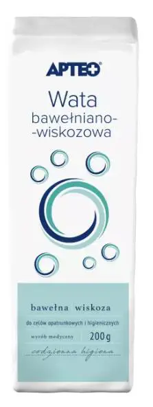 Wata opatrunkowa bawełniano-wiskozowa 200 g APTEO - 1 - Apteka HIT