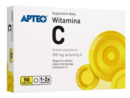 Witamina C 200 mg APTEO 50 tabl. - 1 - Apteka HIT