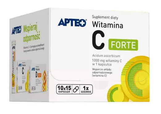 Witamina C 1000 mg APTEO 10 op. po 15 kaps. - 1 - Apteka HIT