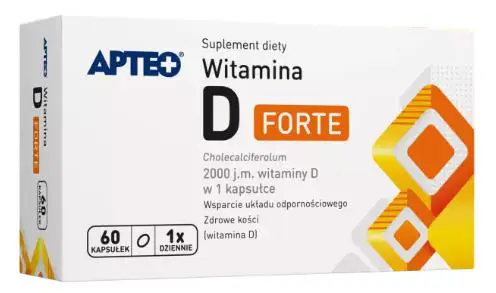 Witamina D 2000 j.m. Forte APTEO 60 kaps. - 1 - Apteka HIT