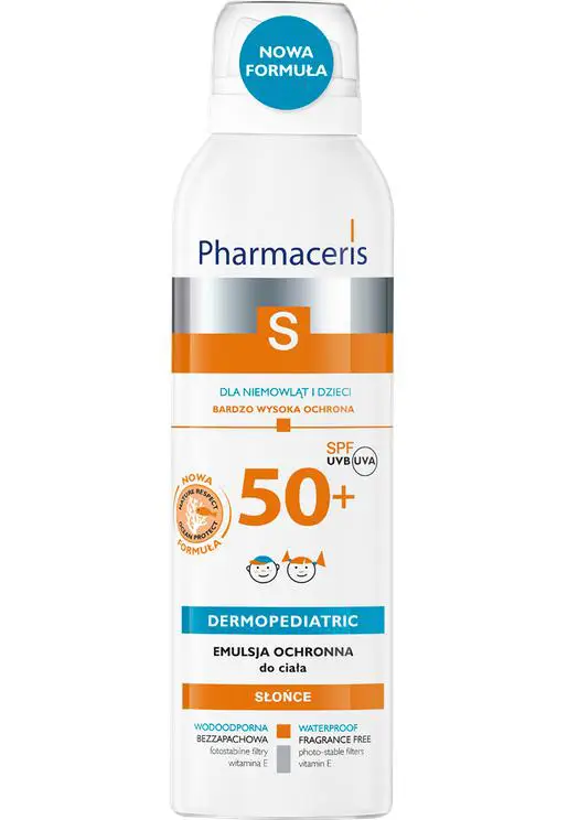 Pharmaceris S Emulsja ochronna SPF 50+ do ciała spray dla niemowląt i dzieci 150 ml - 1 - Apteka HIT