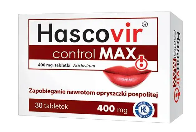 Hascovir control Max 400 mg 30 tabl. - 1 - Apteka HIT