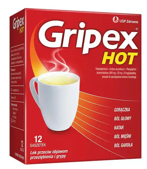 Gripex Hot 12 sasz. - 1 - Apteka HIT