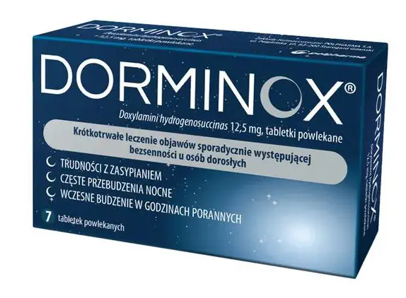 Dorminox 12,5 mg 7 tabl. - 1 - Apteka HIT