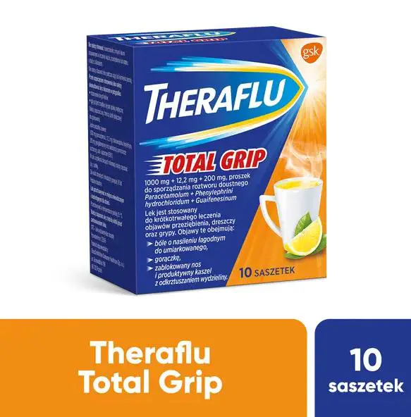 Theraflu Total Grip 10 sasz. - 1 - Apteka HIT