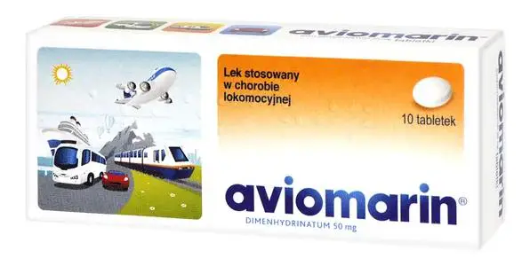 Aviomarin 50 mg 10 tabl. - 1 - Apteka HIT