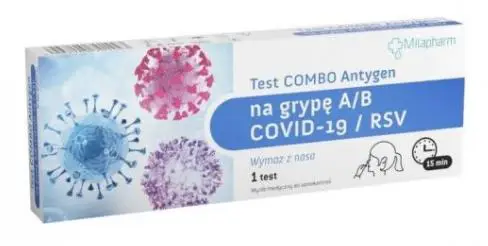 Test Combo Antygen na grypę A/B COVID-19/RSV 1 test - 1 - Apteka HIT