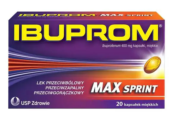 Ibuprom MAX Sprint 400 mg 20 kaps. - 1 - Apteka HIT