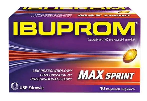 Ibuprom MAX Sprint 400 mg 40 kaps. - 1 - Apteka HIT