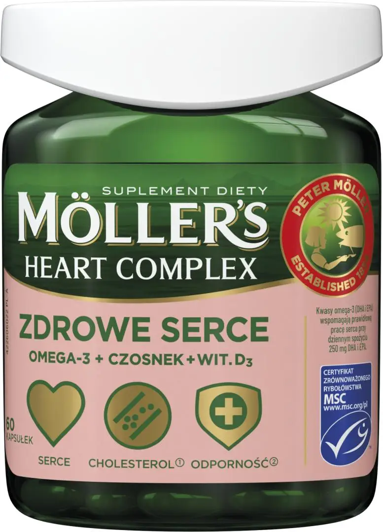 Mollers Heart Complex Zdrowe Serce 60 kapsułek - 1 - Apteka HIT