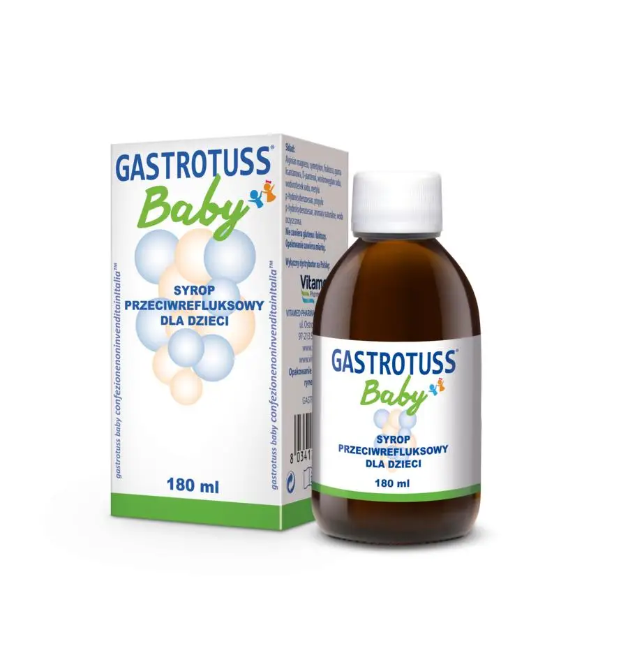 Gastrotuss Baby syrop przeciwrefluksowy 180 ml - 1 - Apteka HIT