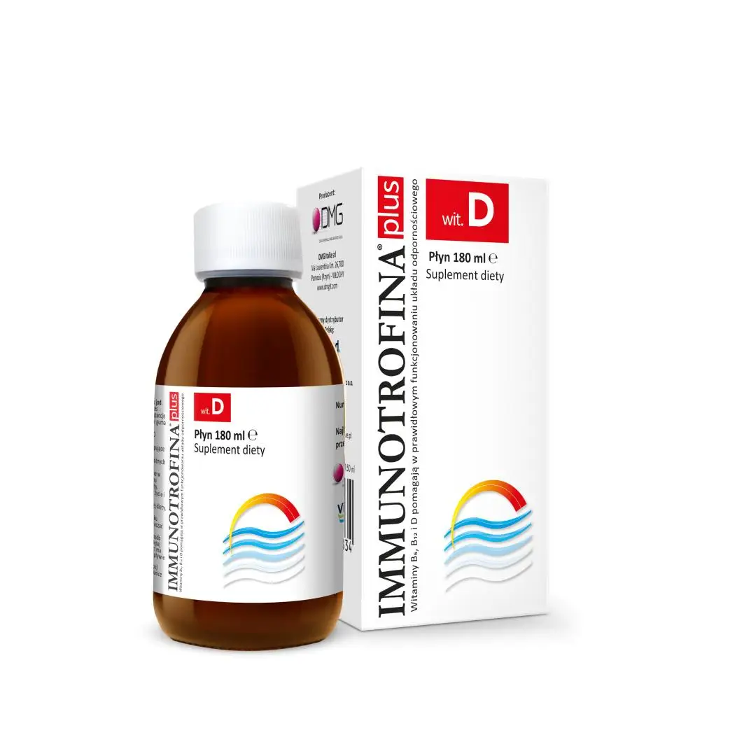 Immunotrofina Plus z wit. D 180 ml - 1 - Apteka HIT