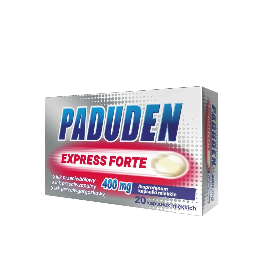 Paduden Express Forte 20 kaps. - 1 - Apteka HIT