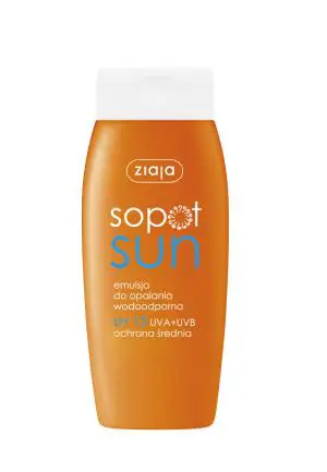 Ziaja Sopot Sun Emulsja do opalania wodoodporna SPF 15 150 ml - 1 - Apteka HIT